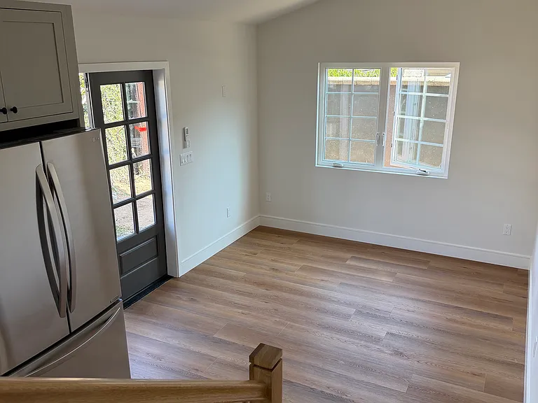 view from stairs
