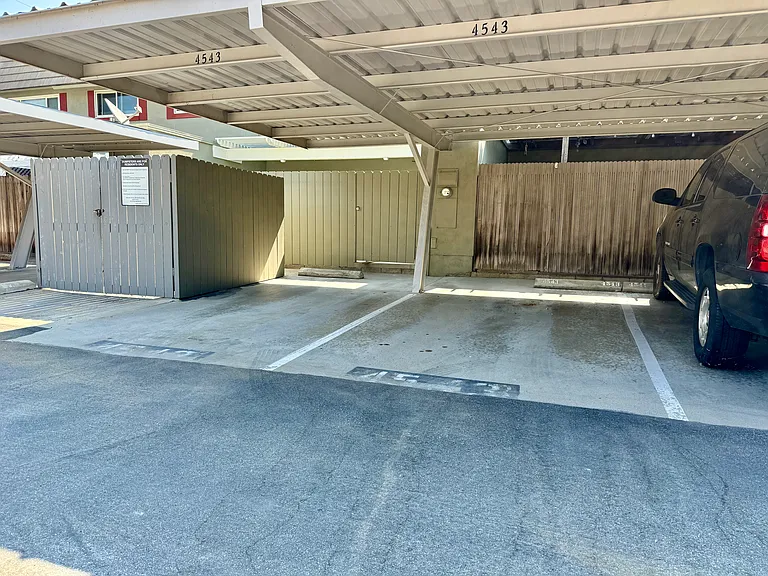 Two covered/assigned parking spaces just steps from you private patio door entrance!