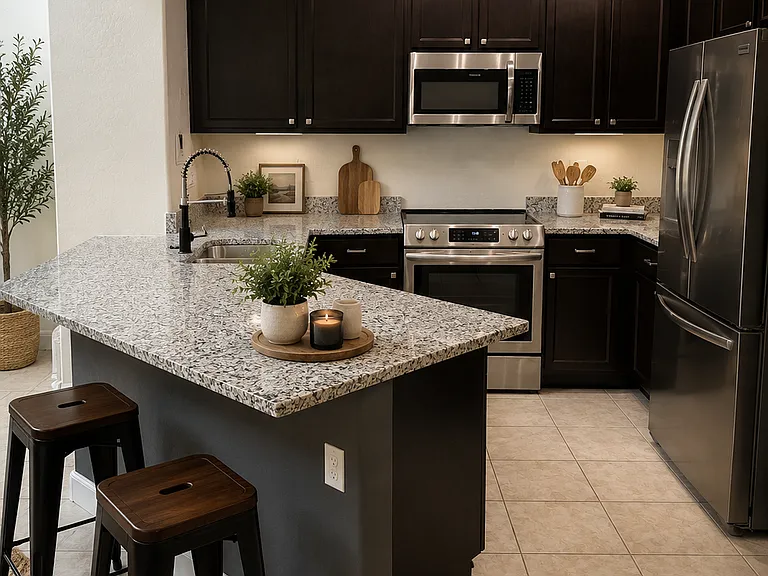 Kitchen - Virtually Furnished - Located on the Second Floor