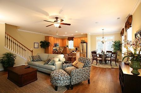 Open floor plan perfect for entertaining.