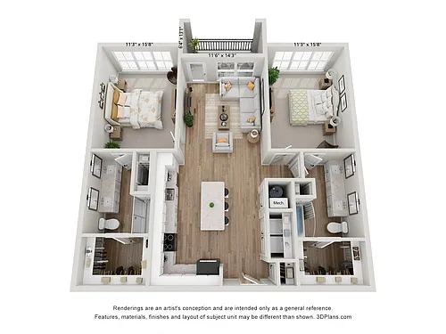 Floor plan B1