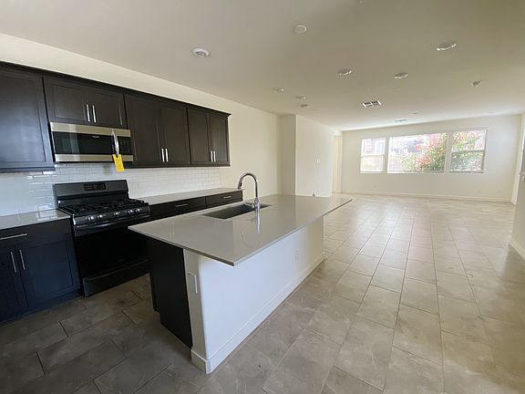 Kitchen and Living Room Area