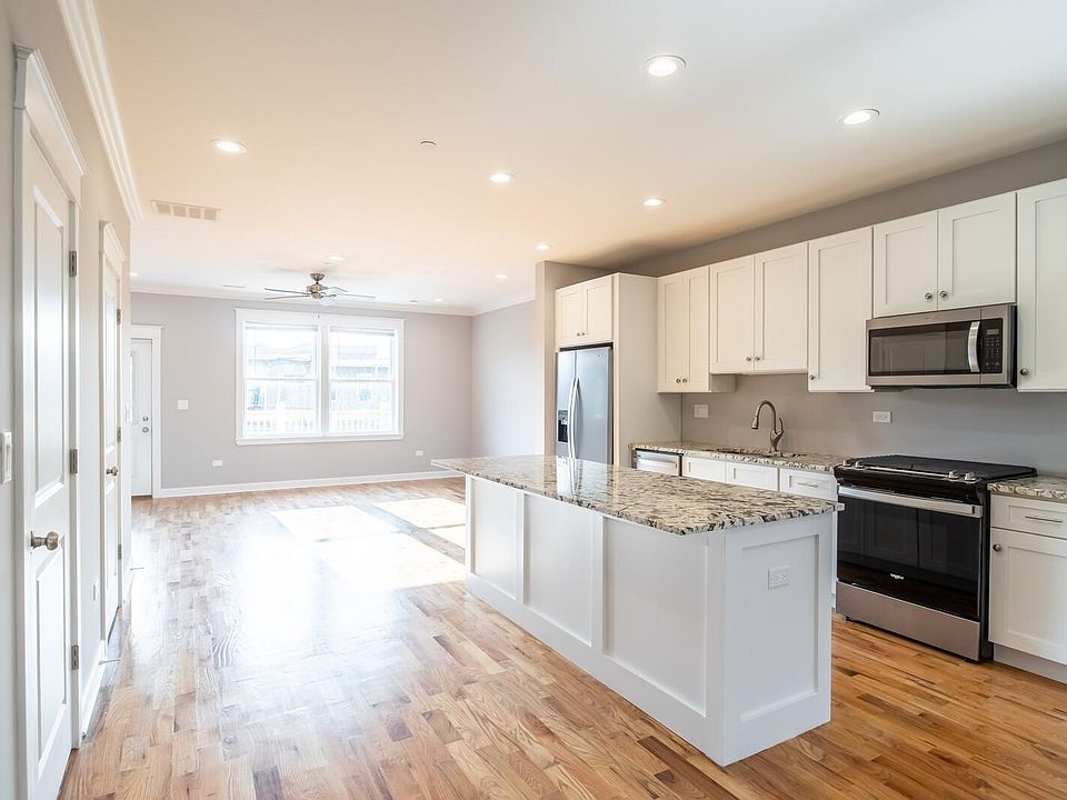 Huge open concept kitchen area with dining area