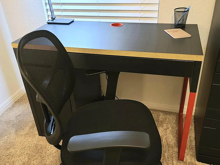 Work area in bedroom #3