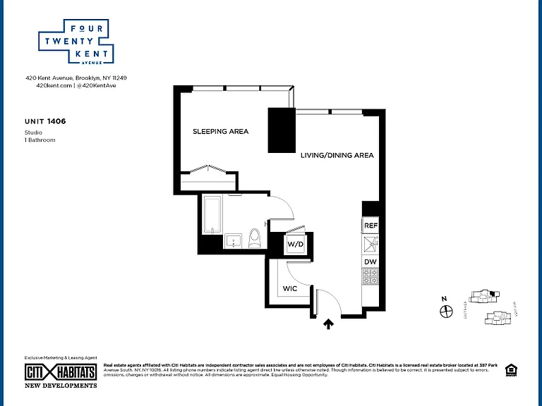 420 Kent Ave #1406 — Photo 2
