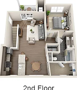 Knob Hill's 2nd Floor Layout Knob Hill's 2nd Floor Layout