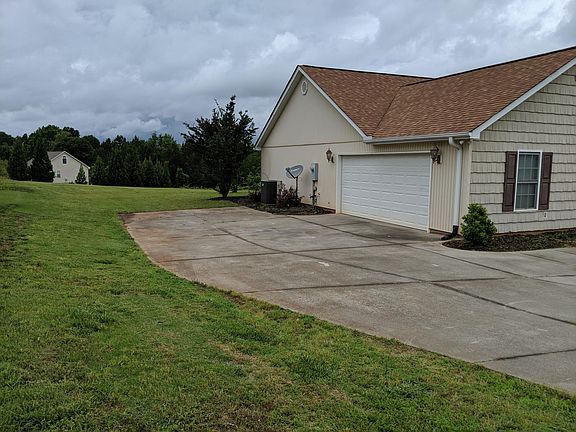 Garage side of house