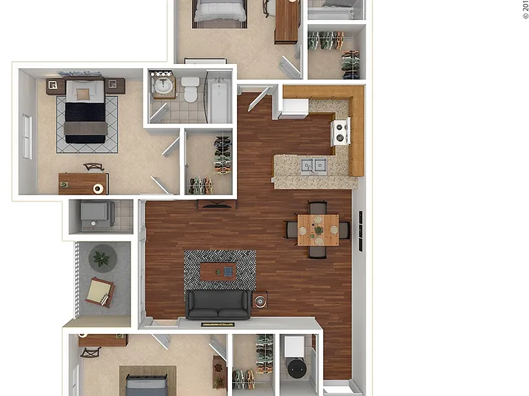 3x3 Floorplan 3x3 Floorplan