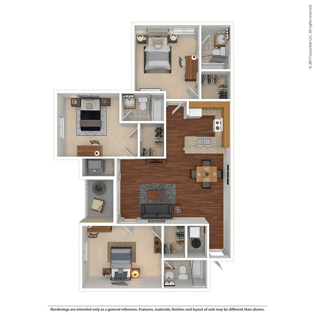 Floor plan 3X3