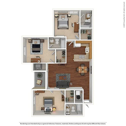 Floor plan 3X3P