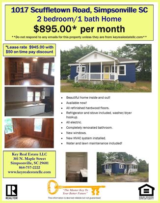 1017 Scuffletown Rd Simpsonville Sc 29681 Zillow