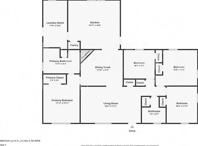 4 bed, 2.0 bath, 1326 sqft, $1,910 — Photo 2