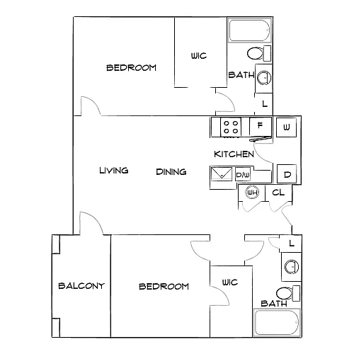 Floor plan Design 2B20