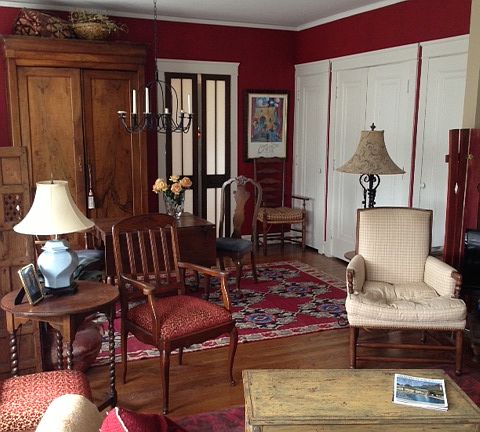 living & dining areas