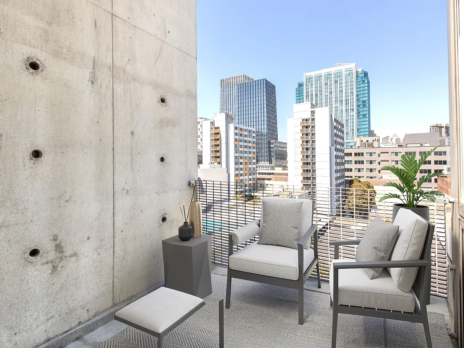 1 bed, 1.5 bath, 1000 sqft, $4,995 — Photo 2