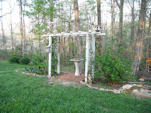 Garden in large side yard