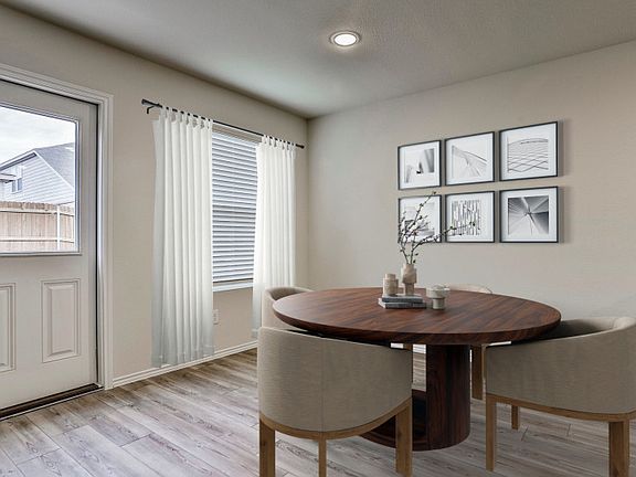 Dining area off of kitchen