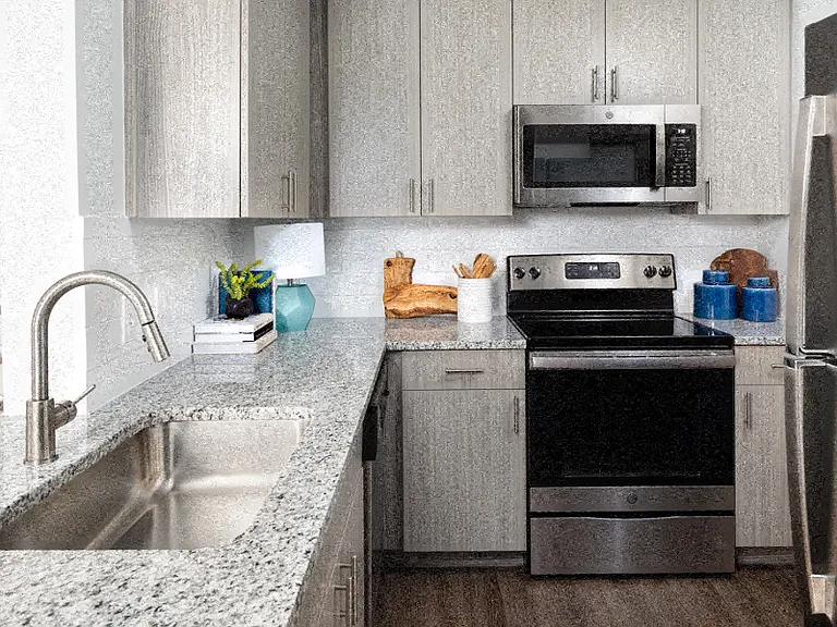 Beautifully remodeled kitchens with stainless steel appliances