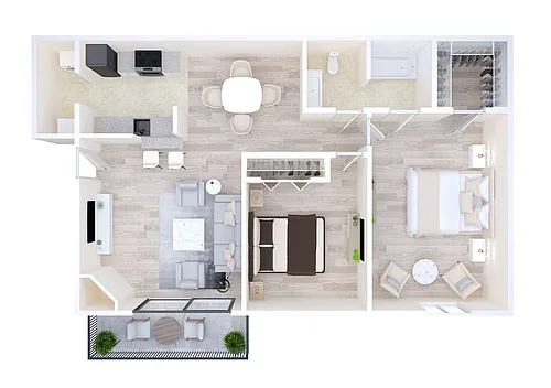 Floor plan 2X2