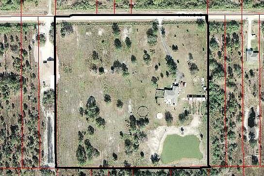 Aerial Veiw of 10 acres w/Pond
