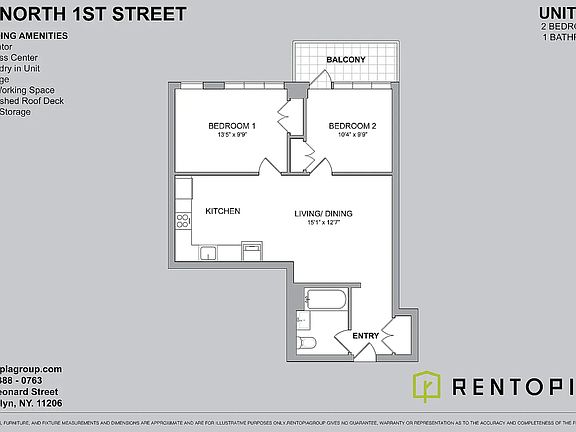 2nd image of 88 N 1st St #7A