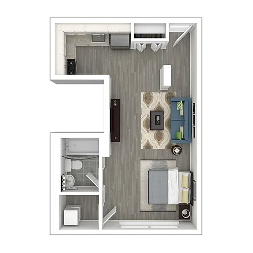 Floor plan Studio H
