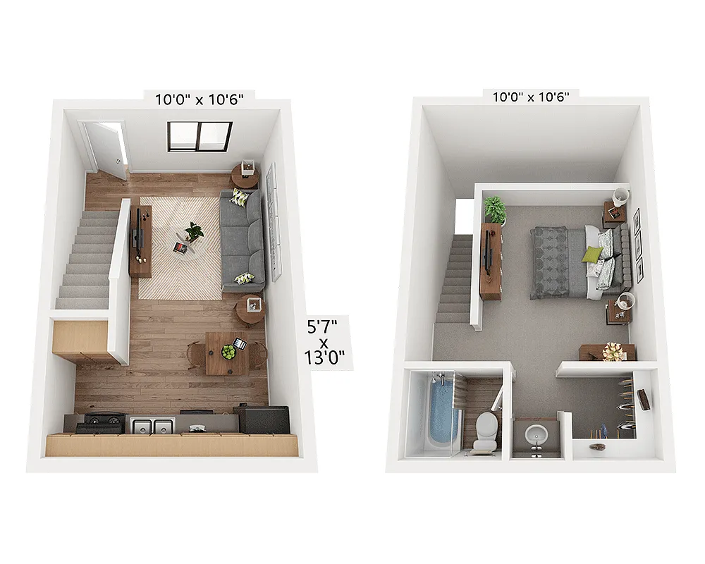 Floor plan Open Loft