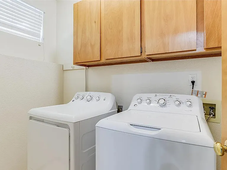 Laundry room in lower level