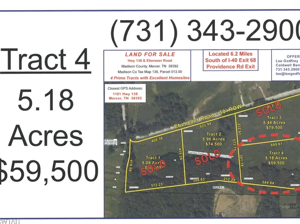 138 Highway, Mercer, TN 38392