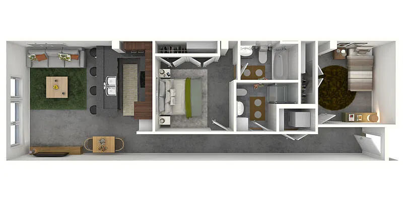 Floor plan The Townie