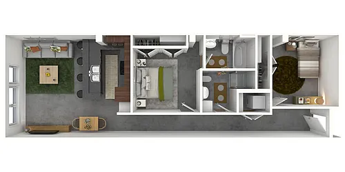 Floor plan The Townie