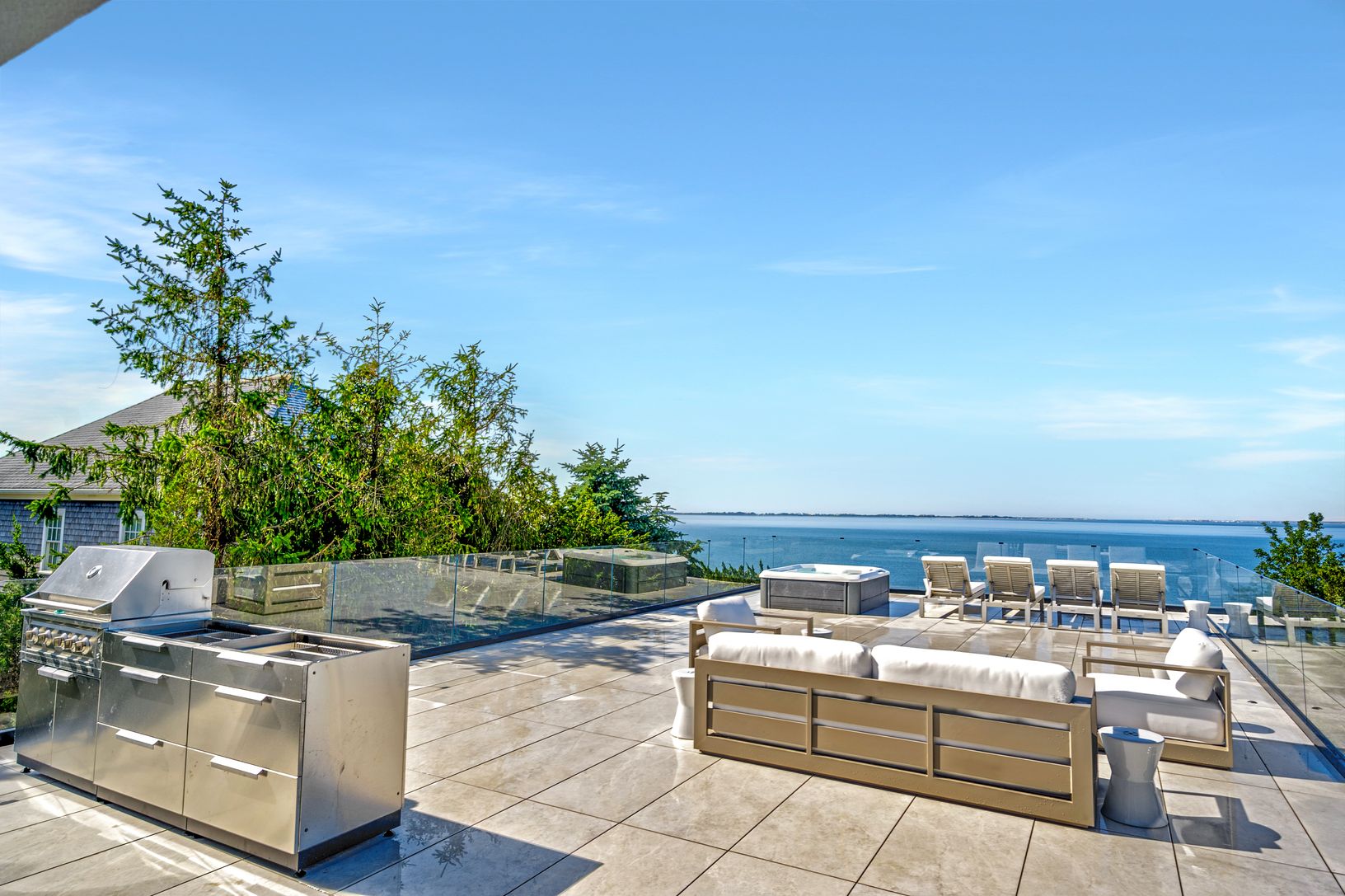  Outside Gas Kitchen and Gas Fire Pit