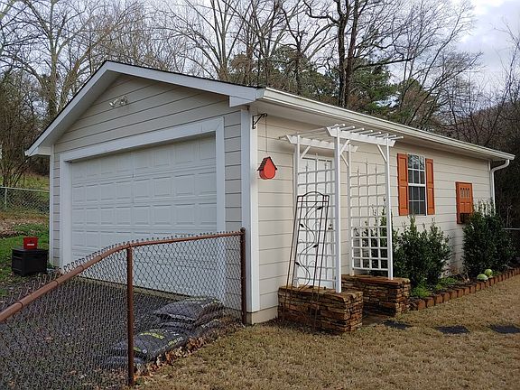 Detached double garage.
