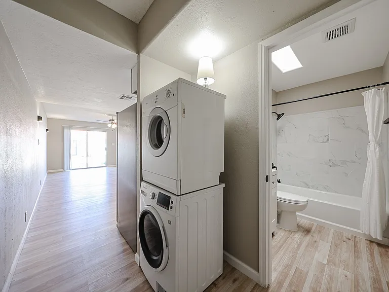 Entrance to bathroom
