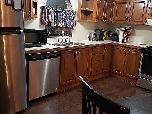 Refrigerator,  dishwasher, stove