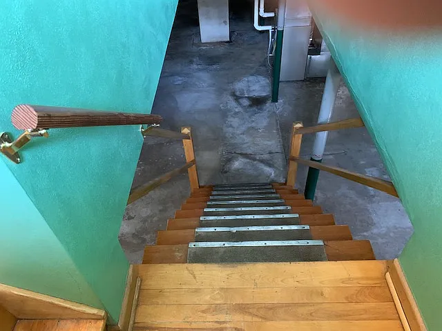 stairway into basement