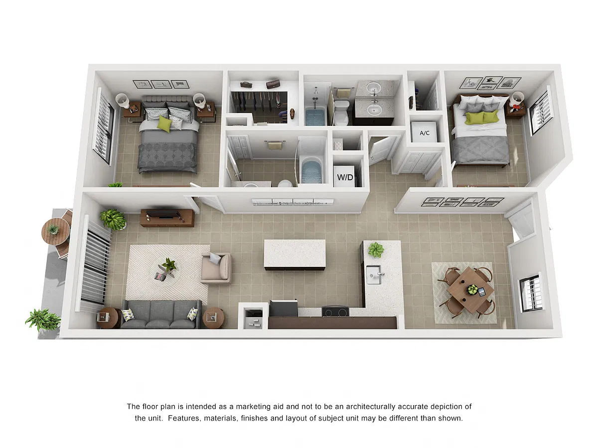 Floor plan Model B1