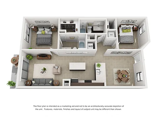 Floor plan Model B1