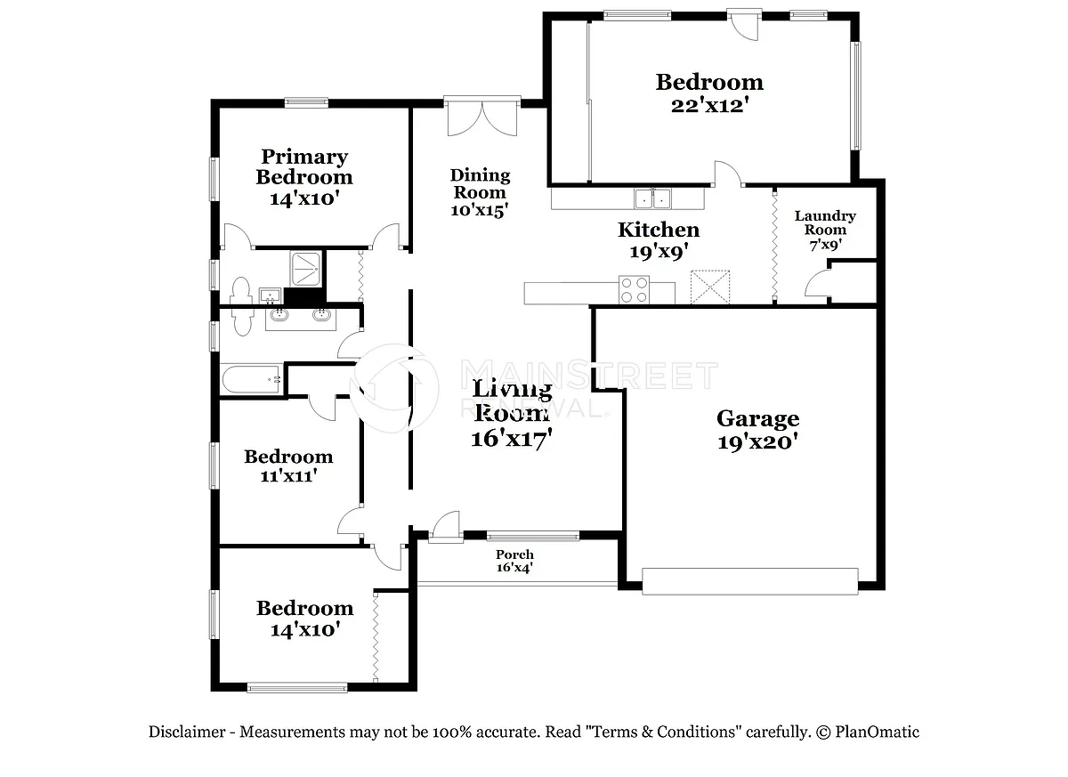 Floor Plan - 1312 Bryn Mawr Pl
