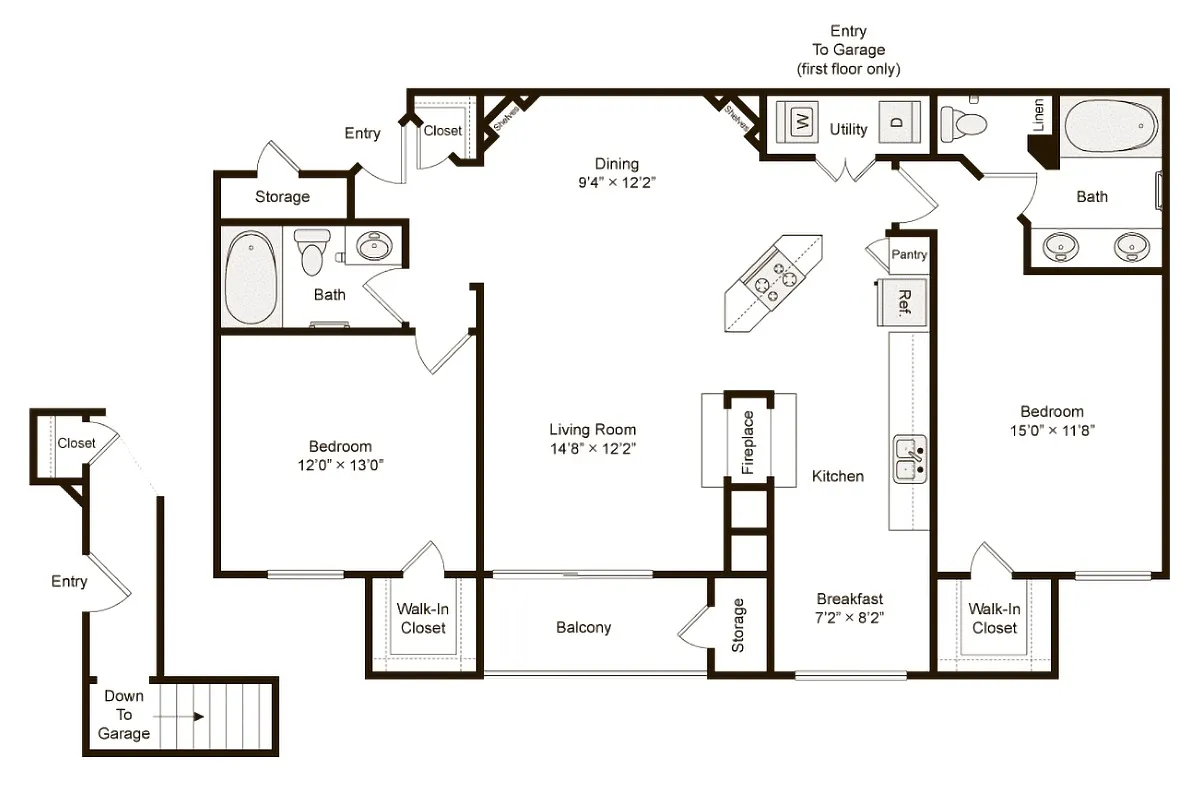 Floor plan B4