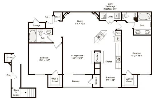 Floor plan B4R