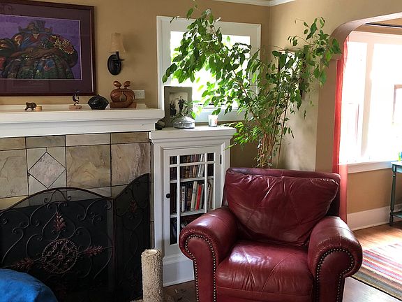 Living room looking into din