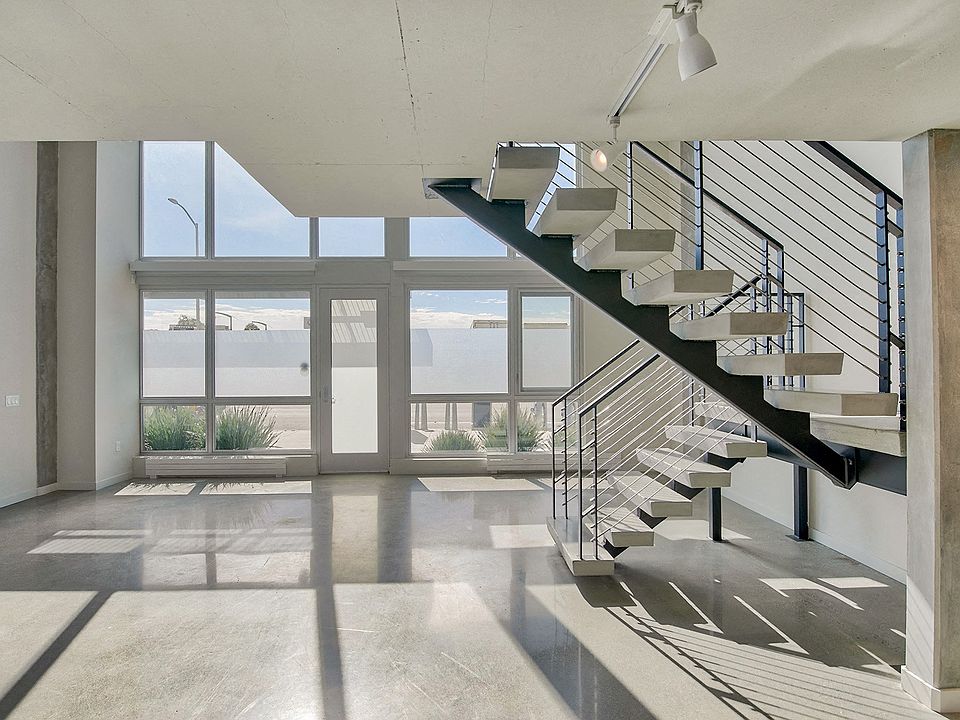 Select townhomes feature concrete floors