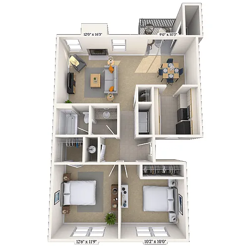 Floor plan The Taylor