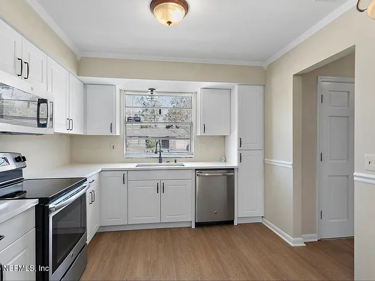 Kitchen front view