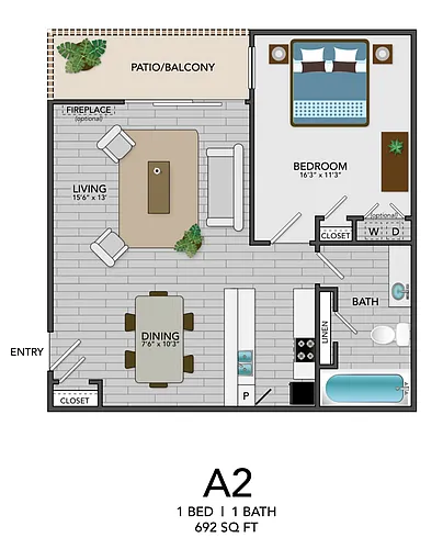 Floor plan A2