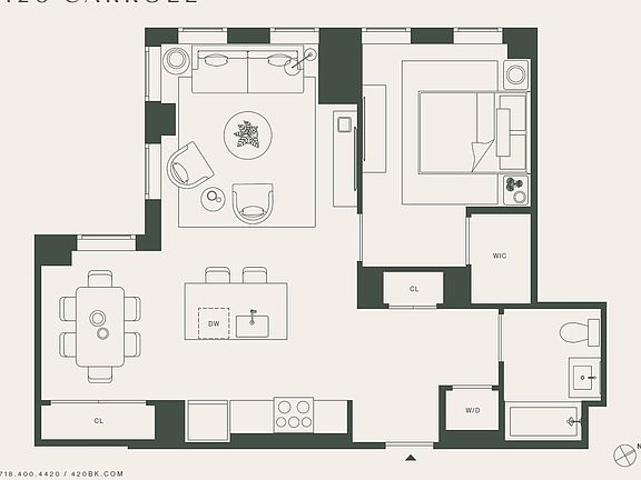 3rd image of 420 Carroll St #W603