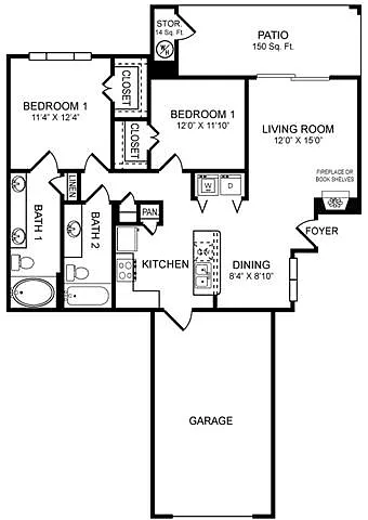 Floor plan D3