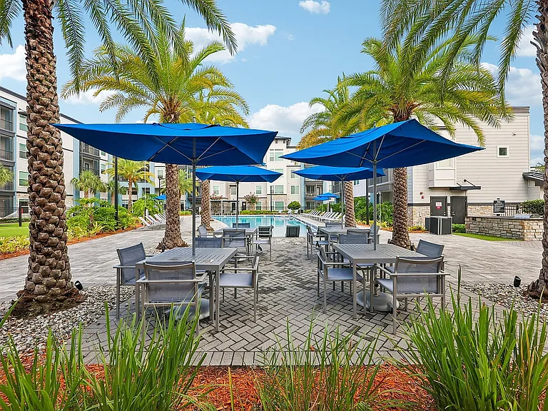 Outdoor courtyard