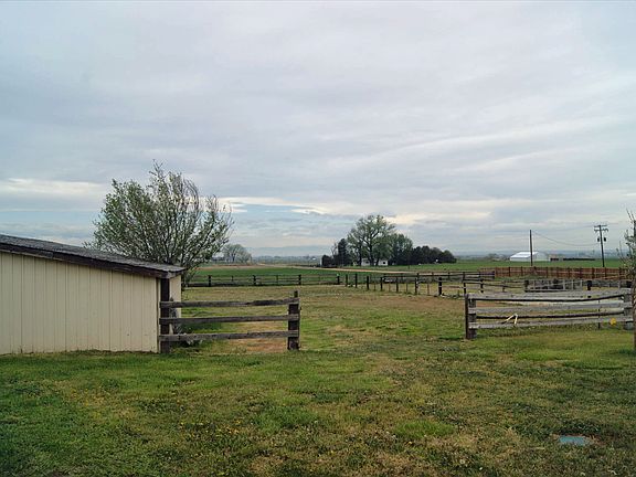 Surrounded by farmland